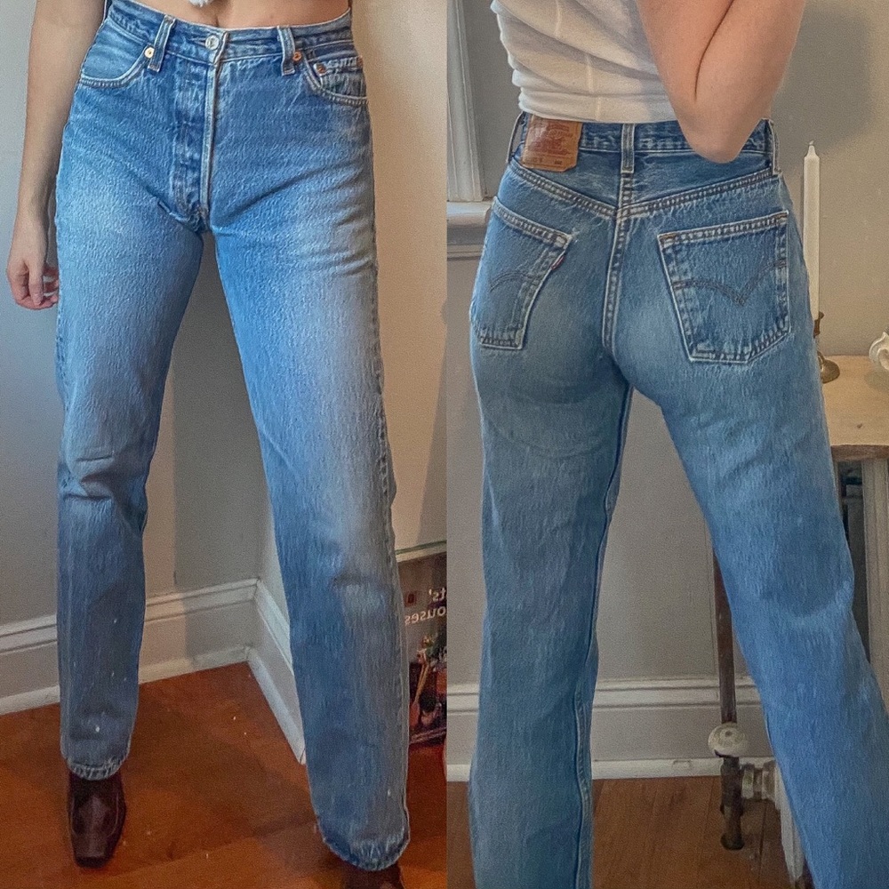 Vintage Authentic Levis 501 Denim Jeans